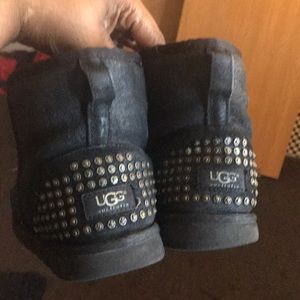 Black Ugg Studded Minis